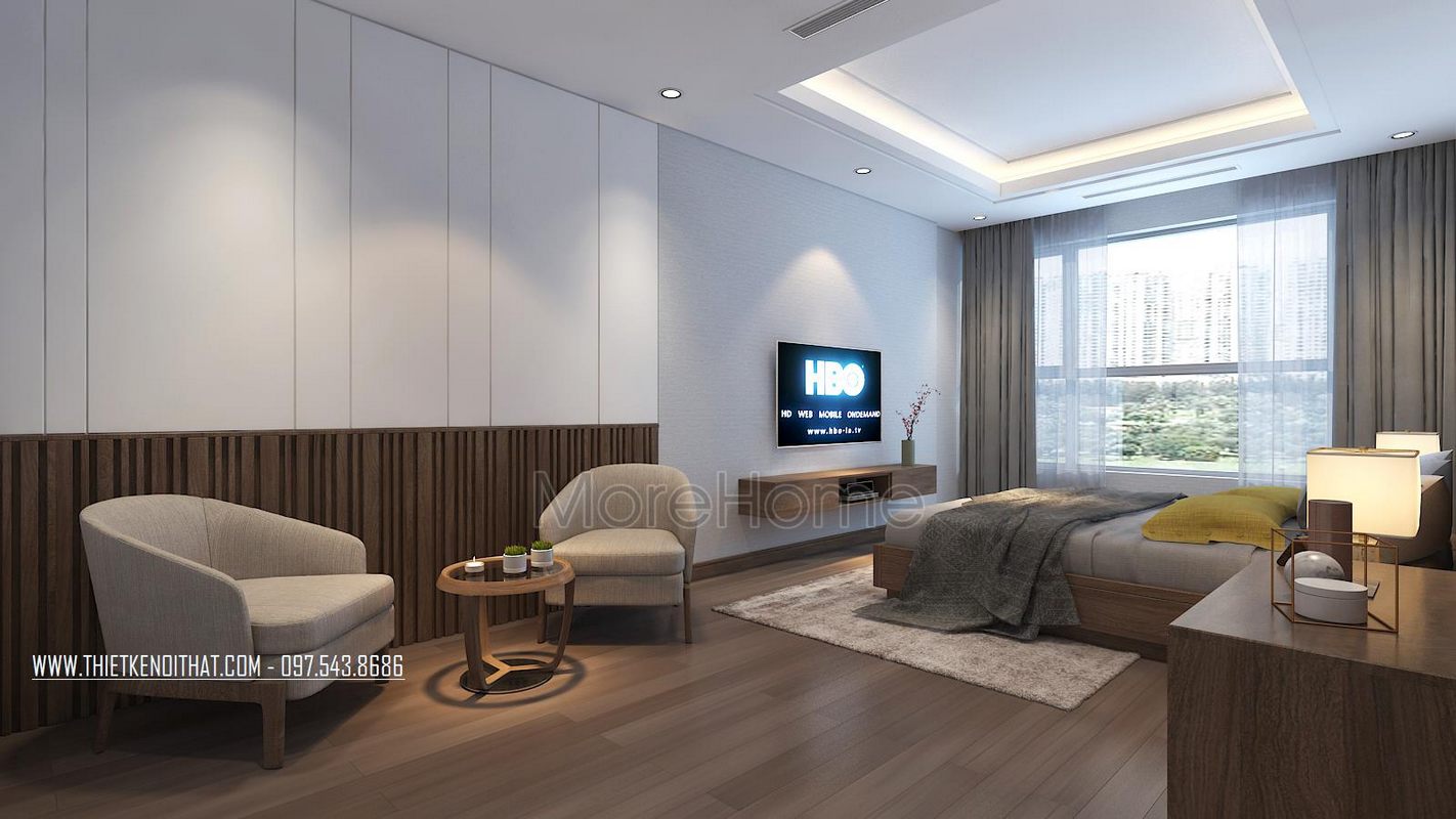 Thiết kế nội thất chung cư hiện đại N05 Hoàng Đạo Thúy